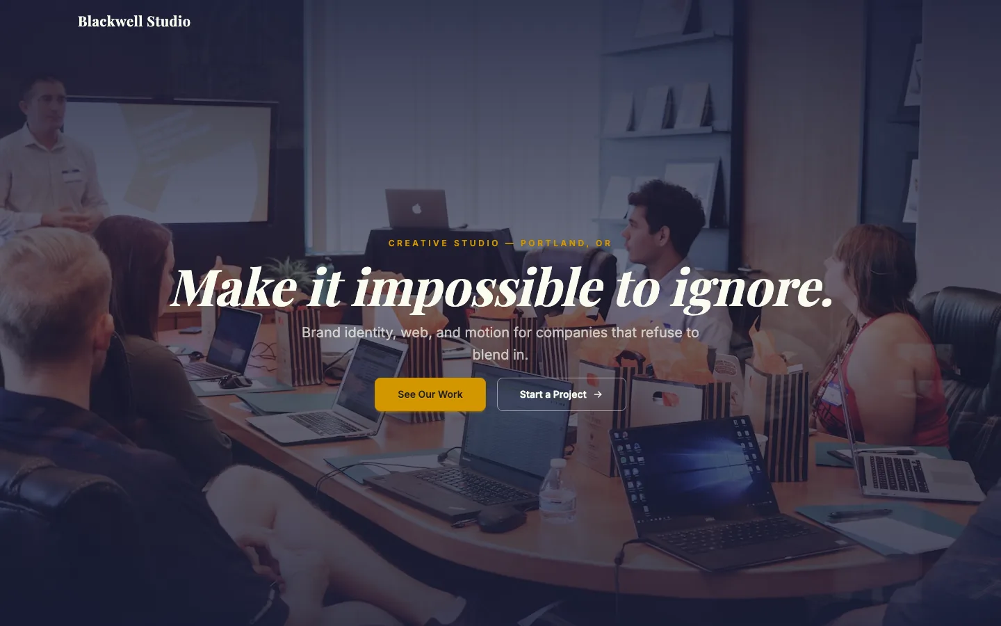 Creative studio portfolio
