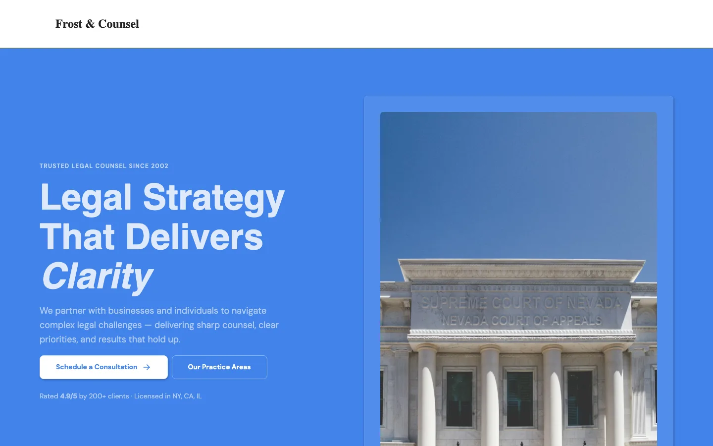 Law firm website