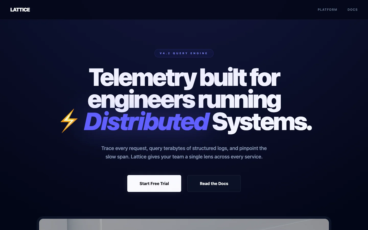Lattice Telemetry — Observability for Distributed Systems