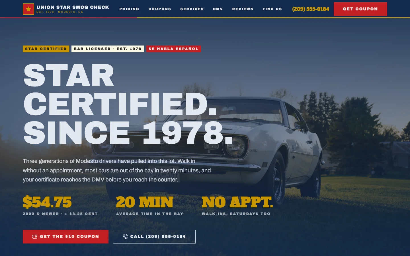 Smog check & DMV — Americana heritage