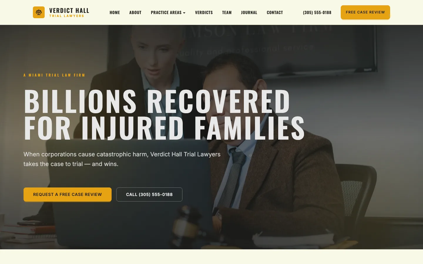 Trial lawyer & plaintiffs firm